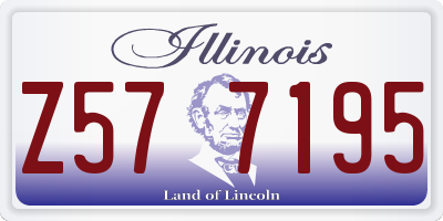 IL license plate Z577195