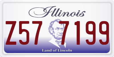 IL license plate Z577199