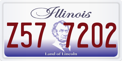 IL license plate Z577202