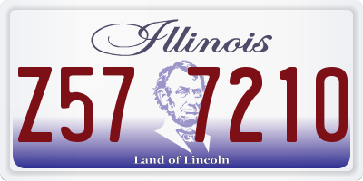 IL license plate Z577210