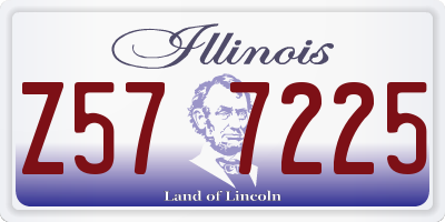 IL license plate Z577225
