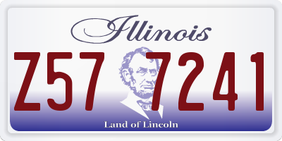 IL license plate Z577241