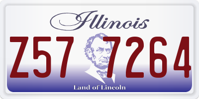 IL license plate Z577264