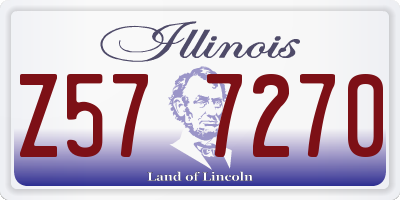 IL license plate Z577270
