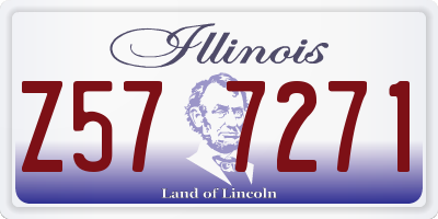 IL license plate Z577271