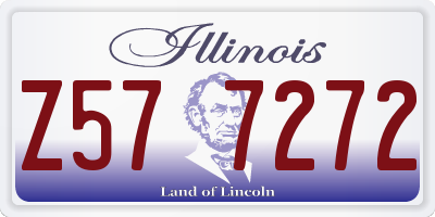 IL license plate Z577272