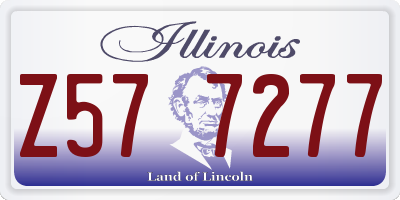 IL license plate Z577277