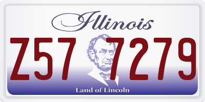 IL license plate Z577279