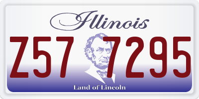 IL license plate Z577295