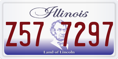 IL license plate Z577297