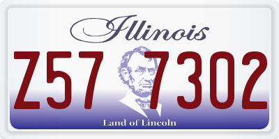 IL license plate Z577302