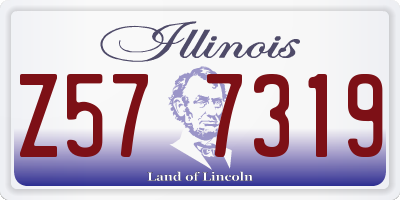 IL license plate Z577319