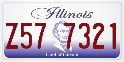 IL license plate Z577321