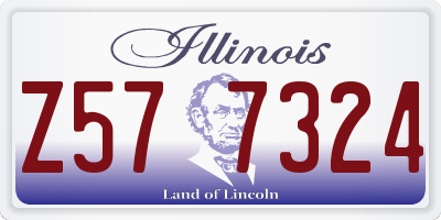 IL license plate Z577324