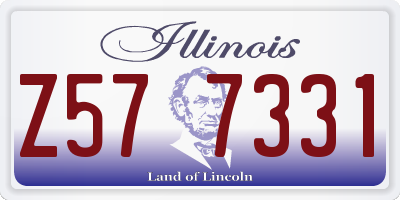 IL license plate Z577331