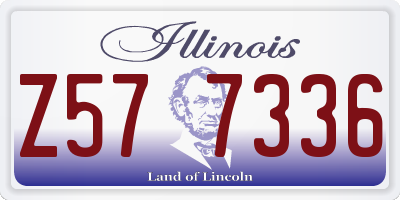 IL license plate Z577336