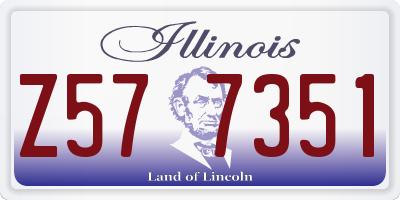 IL license plate Z577351