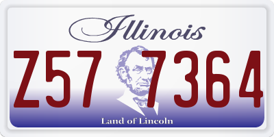 IL license plate Z577364