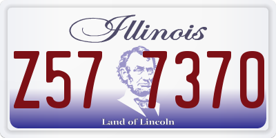 IL license plate Z577370