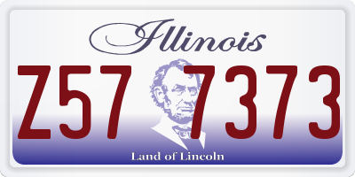 IL license plate Z577373