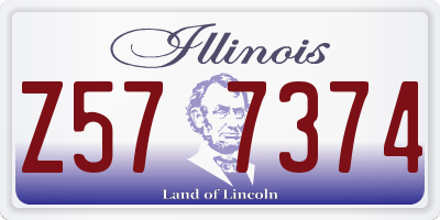 IL license plate Z577374