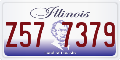 IL license plate Z577379