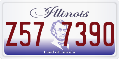 IL license plate Z577390