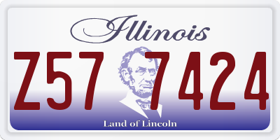 IL license plate Z577424