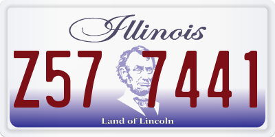 IL license plate Z577441