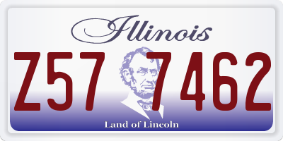 IL license plate Z577462
