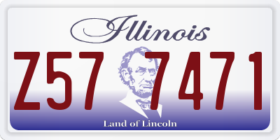 IL license plate Z577471