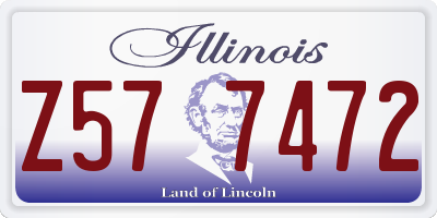 IL license plate Z577472