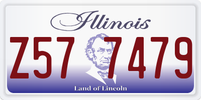 IL license plate Z577479