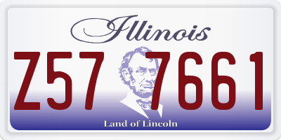 IL license plate Z577661