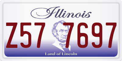 IL license plate Z577697
