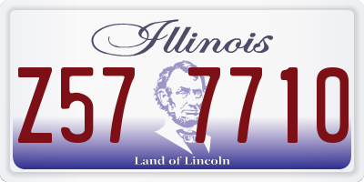 IL license plate Z577710