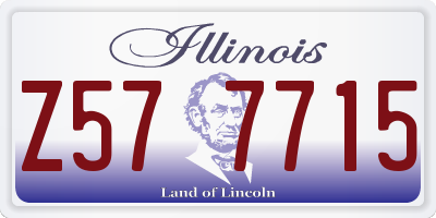 IL license plate Z577715