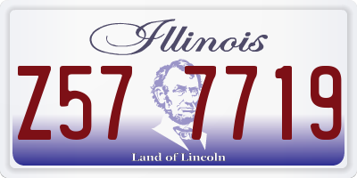IL license plate Z577719