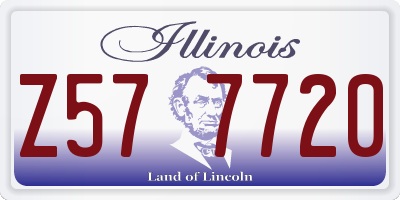 IL license plate Z577720