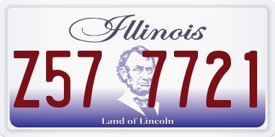 IL license plate Z577721