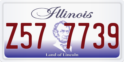 IL license plate Z577739