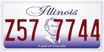 IL license plate Z577744