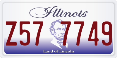 IL license plate Z577749