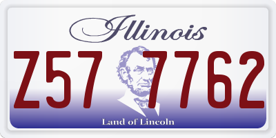 IL license plate Z577762