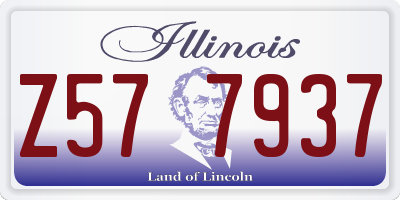 IL license plate Z577937