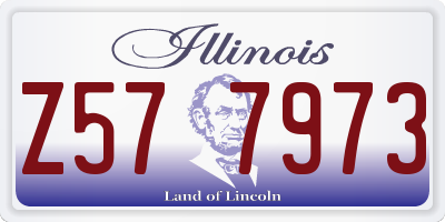 IL license plate Z577973