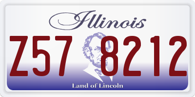 IL license plate Z578212
