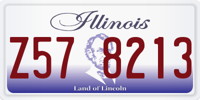 IL license plate Z578213