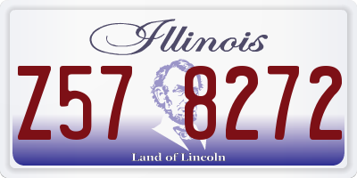 IL license plate Z578272