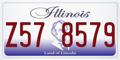 IL license plate Z578579
